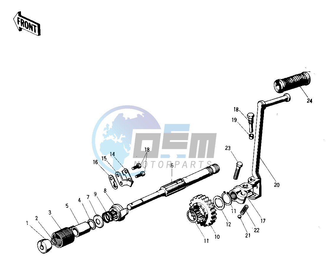 KICKSTARTER MECHANISM