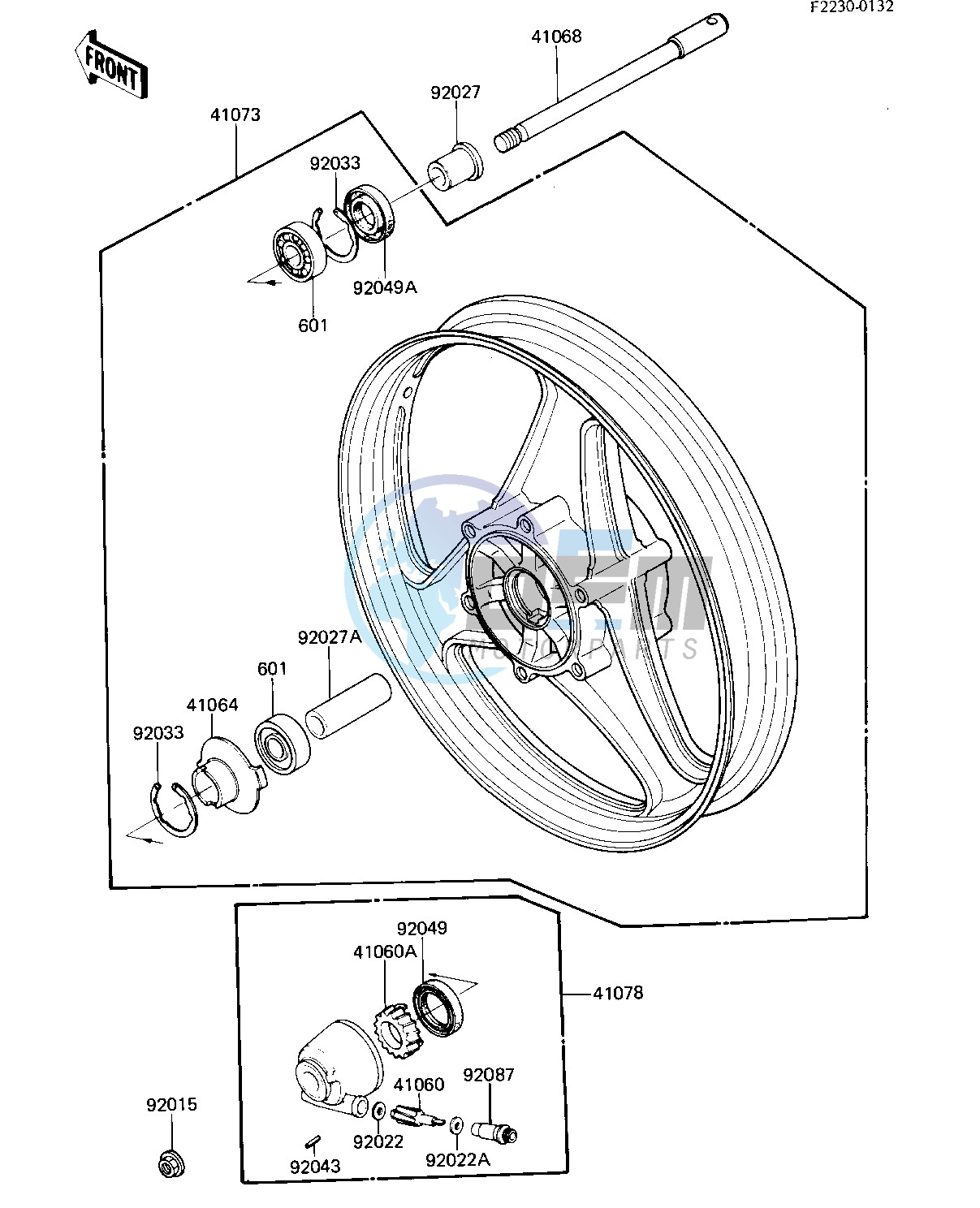 FRONT WHEEL_HUB