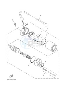 XT250 XT250E SEROW (1YB7) drawing STARTING MOTOR