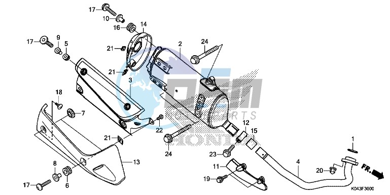 EXHAUST MUFFLER