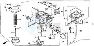 CH125 drawing CARBURETOR