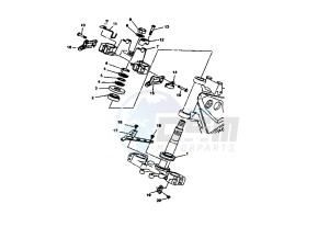 DT X 125 drawing STEERING