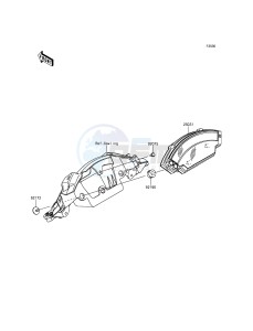 NINJA ZX-10R ABS ZX1000KFF FR XX (EU ME A(FRICA) drawing Meter(s)