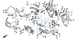 XL600V TRANSALP drawing COWL