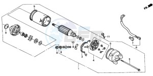 VT750C3 drawing STARTING MOTOR