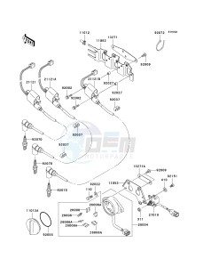 JH 1100 B [ULTRA 130] (B1-B4) [ULTRA 130] drawing IGNITION SYSTEM-- JH1200-B2- -