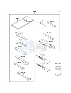 ER-5 ER500-C5P GB XX (EU ME A(FRICA) drawing Owner's Tools