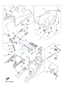 XJ6NA 600 XJ6-N (NAKED, ABS) (36BB 36BC) drawing SEAT