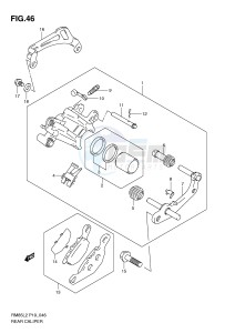 RM85 (P19) drawing REAR CALIPER