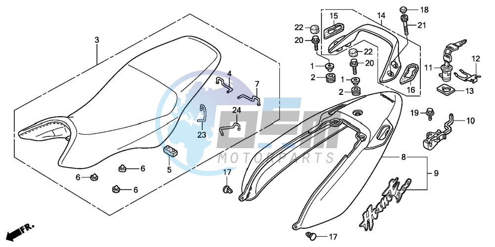 SEAT/SEAT COWL