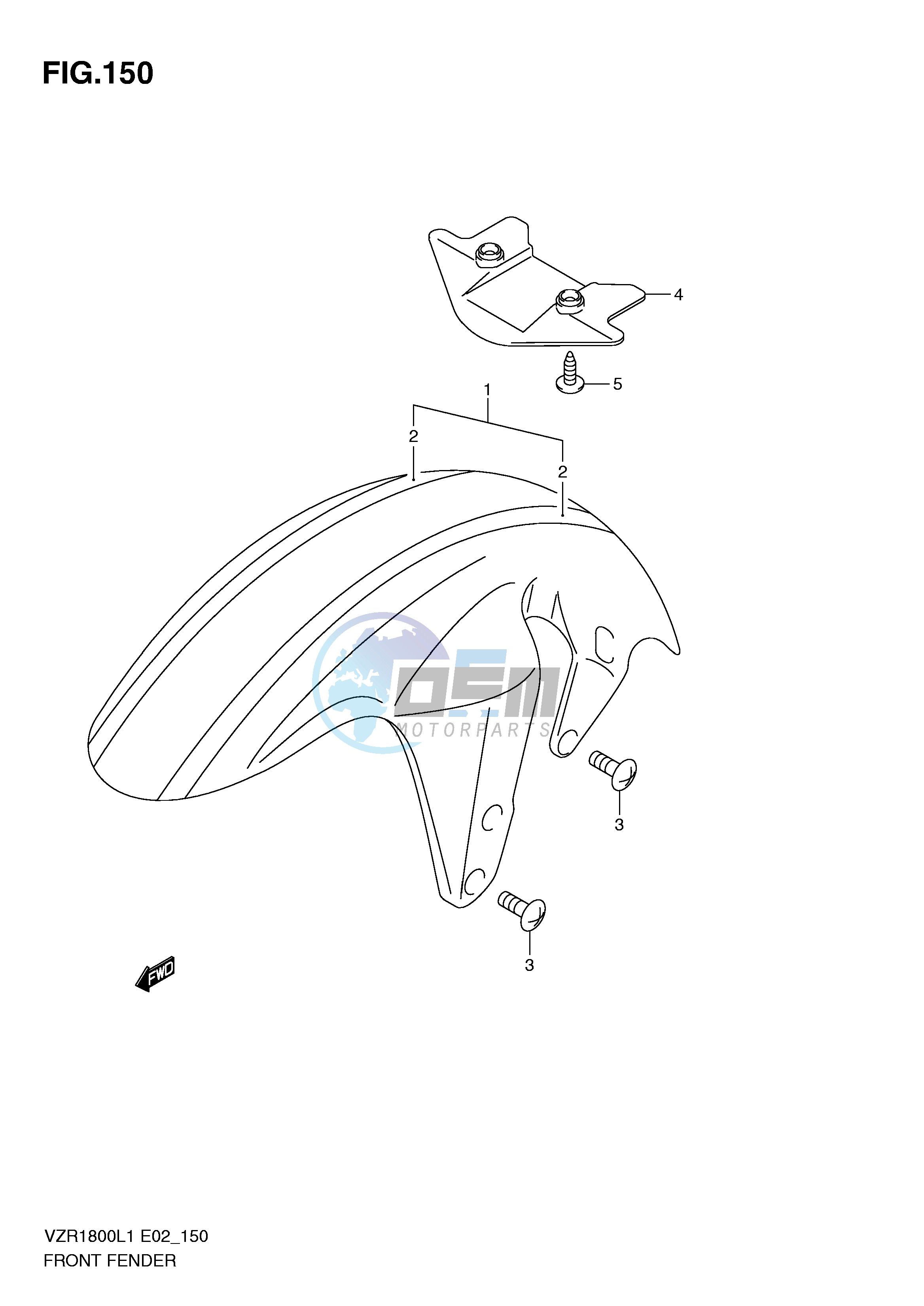 FRONT FENDER (VZR1800ZL1 E19)