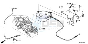 GL1800D GoldWing - GL1800-D UK - (E) drawing AUTO CRUISE (GL1800C/ D/ E/ F/ G)