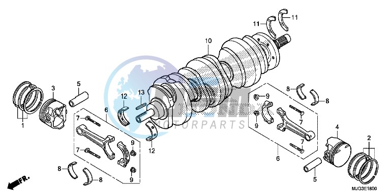 CRANKSHAFT/ PI STON