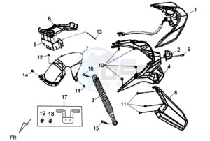 JET 4 R50 drawing TAIL LIGHT - REAR SUSPENSION