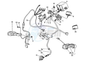 W8 FA 125 drawing SPEEDOMETER