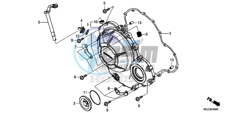 RIGHT CRANKCASE COVER