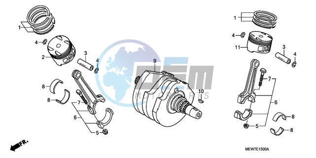 CRANKSHAFT/PISTON