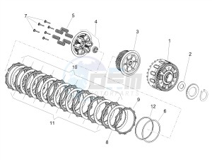 SHIVER 900 E4 ABS (EMEA, LATAM) drawing Clutch