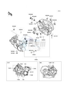 KVF 650 A [PRAIRIE 650 4X4] (A2) [PRAIRIE 650 4X4] drawing CRANKCASE