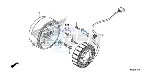 NC700SDD NC700S Dual Cluth ABS 2ED drawing GENERATOR