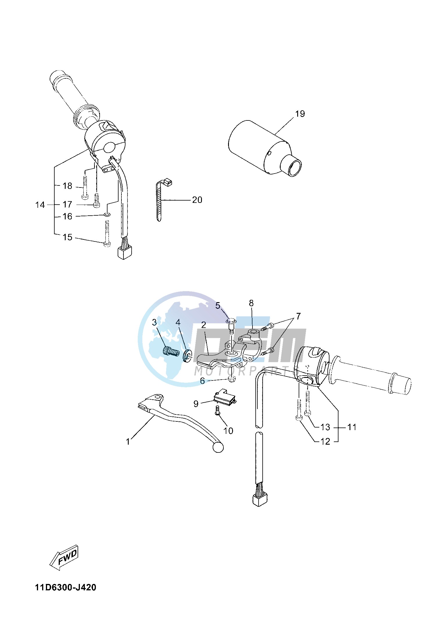 HANDLE SWITCH & LEVER