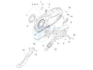 Liberty 125 iGet 4T 3V ie ABS (EMEA) drawing Crankcase cover - Crankcase cooling