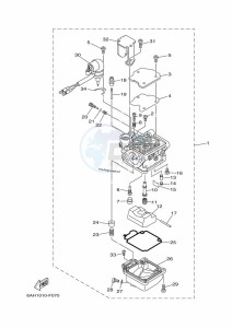 F20BMHL drawing CARBURETOR