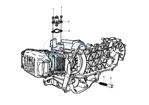 LX 125 drawing Tensioner - Cam chain