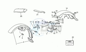 V 65 650 Florida Florida drawing Mudguards