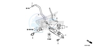 SH125ASE SH125AS UK - (E) drawing RESERVE TANK