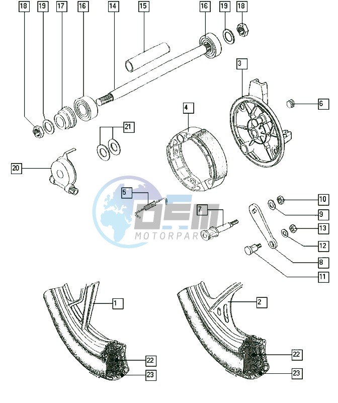 Front wheel