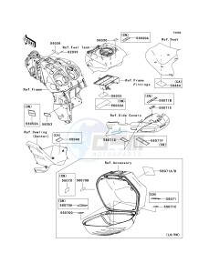 ZG 1400 A [CONCOURS 14 ABS] (8F-9F) A9F drawing LABELS