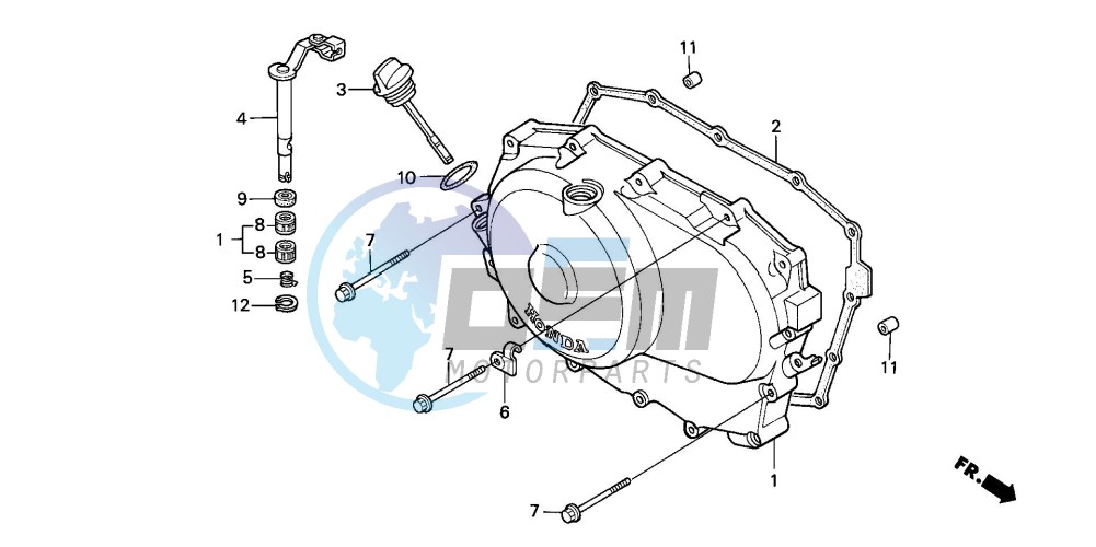 RIGHT CRANKCASE COVER