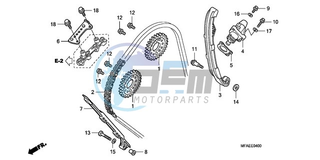 CAM CHAIN/TENSIONER