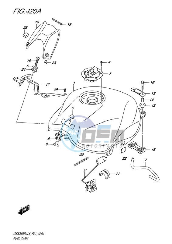 FUEL TANK (GW250RAL8 P21)