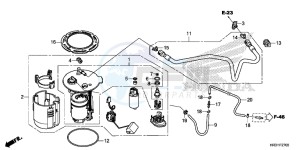 TRX420FA1H TRX420 ED drawing FUEL PUMP