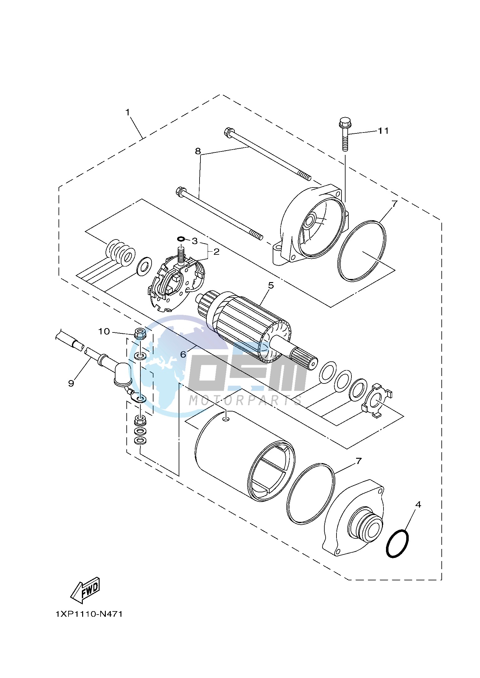 STARTING MOTOR