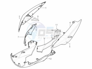 Typhoon 125 4T 2V E3 (NAFTA) drawing Side cover - Spoiler