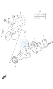 DF 9.9B drawing Inlet Manifold