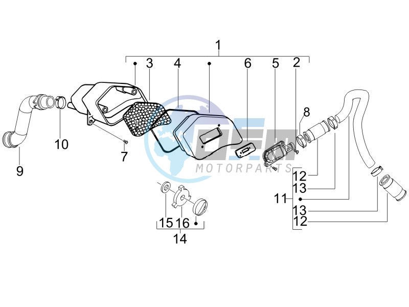 Secondairy air box