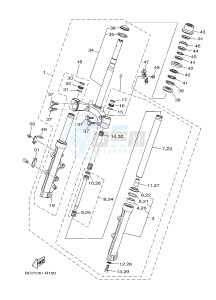 GPD150A GPD150-A NMAX 150 (BV41) drawing STEERING