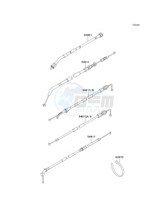 EX 500 D [NINJA 500R] (D10-D12) [NINJA 500R] drawing CABLES