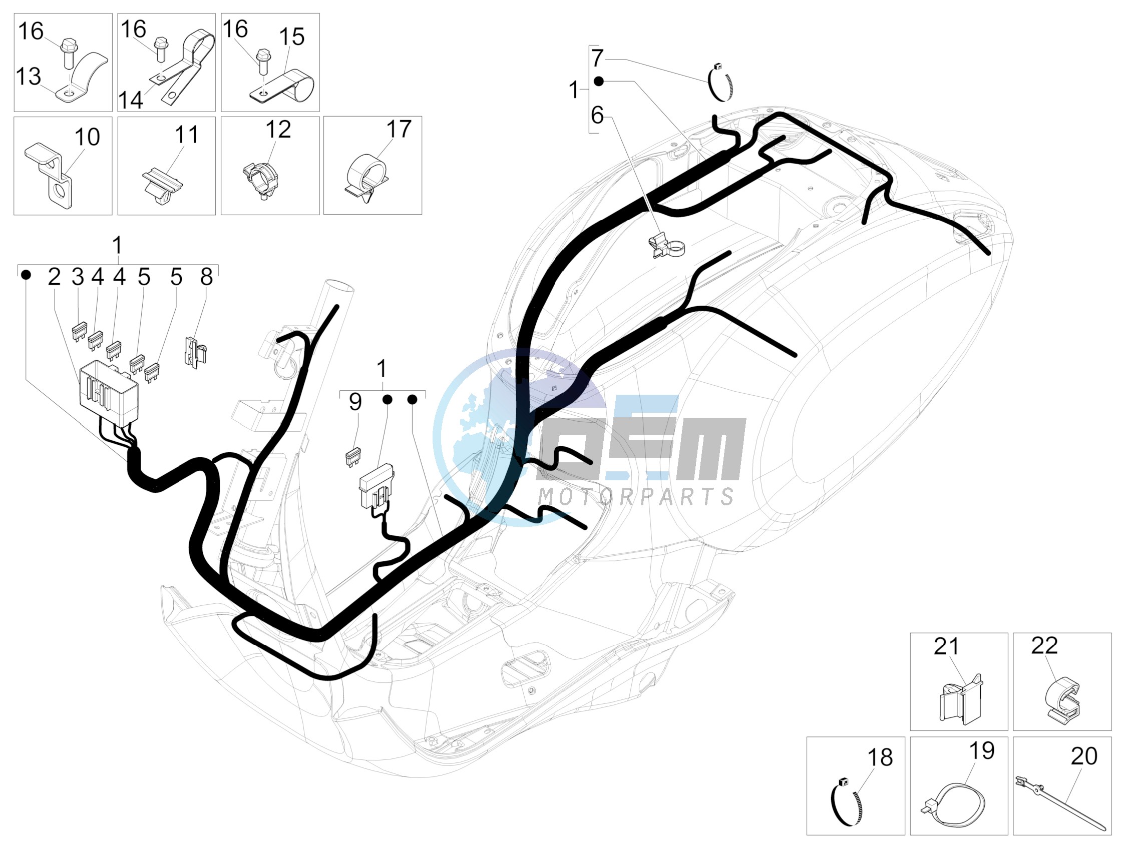 Main cable harness