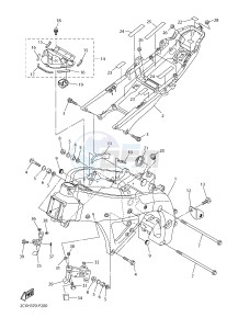 YZF-R6 600 R6 (2CXH) drawing FRAME