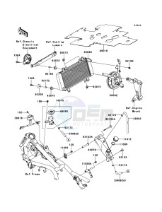 NINJA 250R EX250KBFA GB XX (EU ME A(FRICA) drawing Radiator