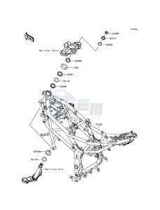 Z250SL ABS BR250FGF XX (EU ME A(FRICA) drawing Frame