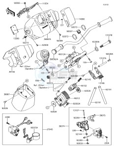 JET SKI ULTRA 310LX JT1500MEF EU drawing Handlebar