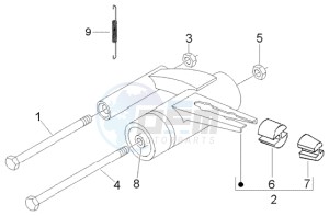 Liberty 50 4t RST ptt (F) France drawing Swinging arm