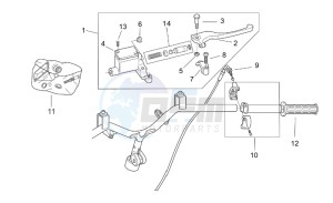 SR 50 H2O Di-Tech AND carb drawing RH controls