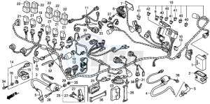 XL1000V drawing WIRE HARNESS (XL1000VA)